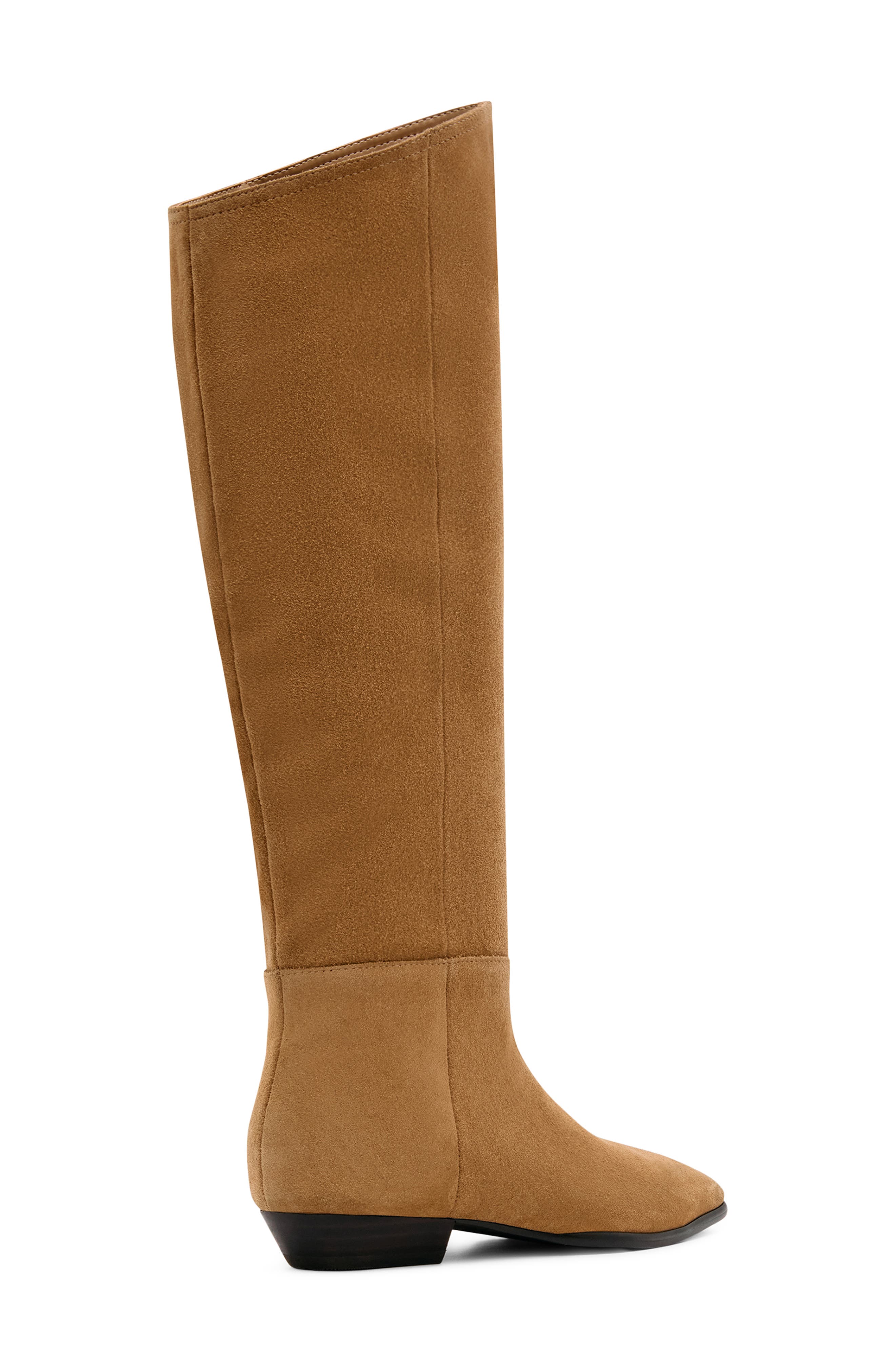 Amias Leather Over the Knee Boot, Alternate, color, TAN SUEDE