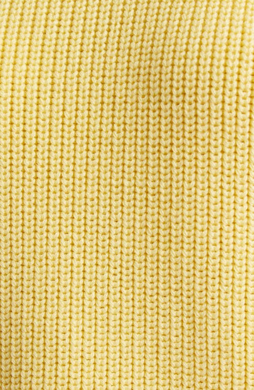 Shop 525 Demi Cotton Sweater Vest In Lemon Meringue