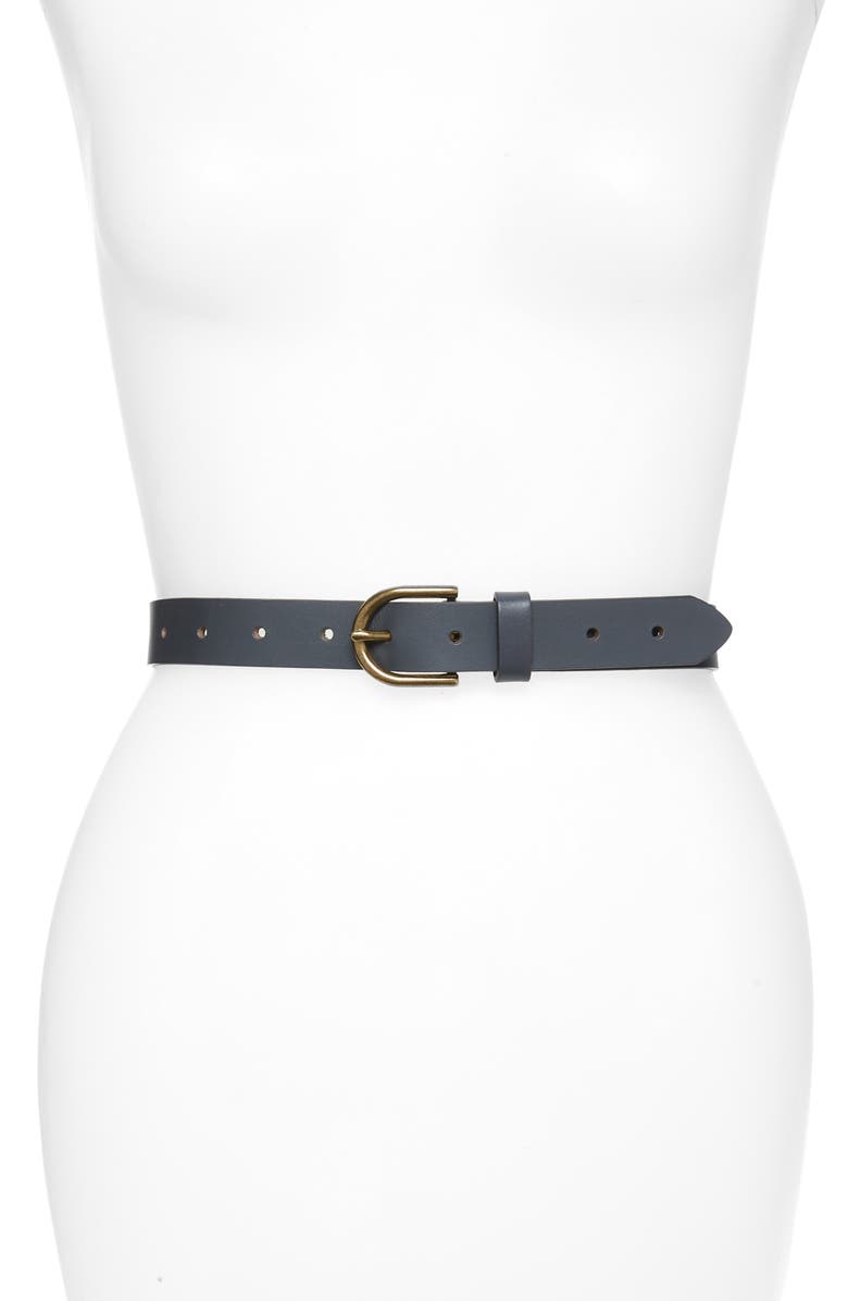 Treasure & Bond Leather Belt, Main, color, 
