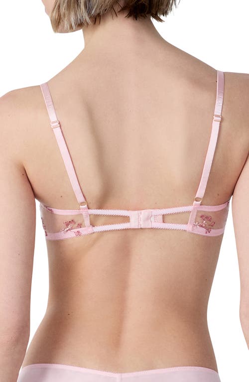 Etam Flowers N°4 Classique Underwire Bra In Powder Pink