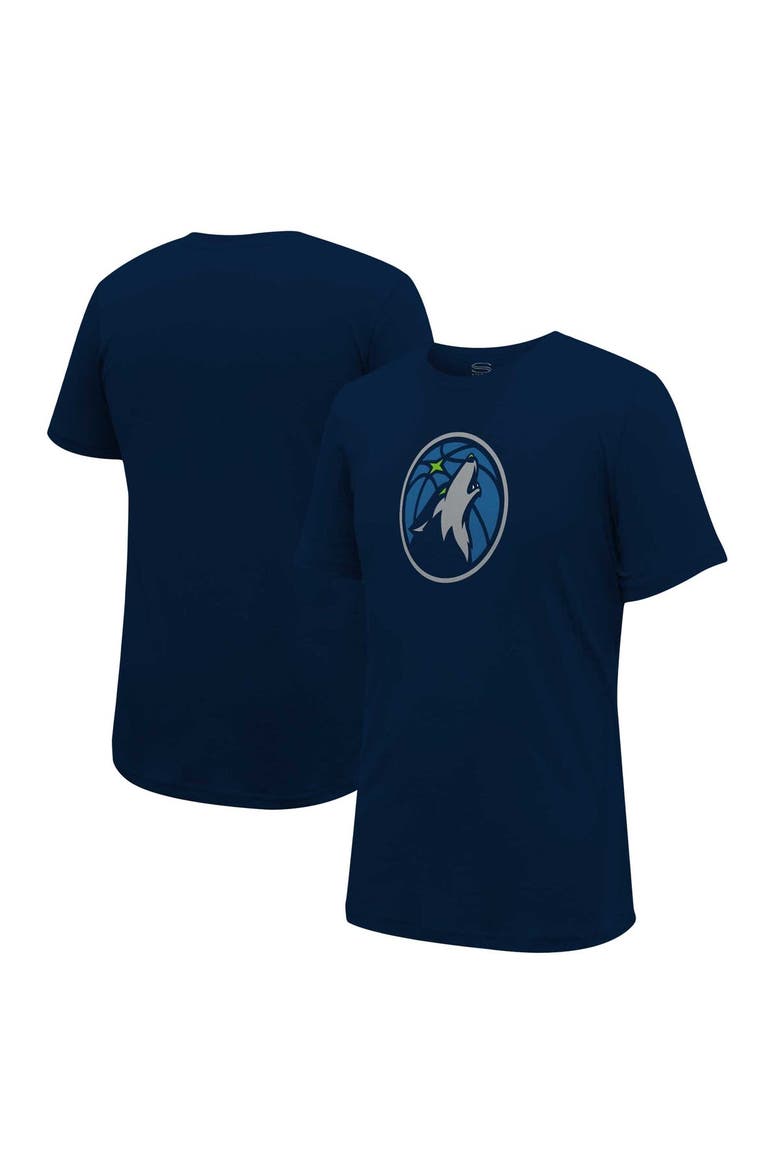 Unisex Stadium Essentials Navy Minnesota Timberwolves Primary Logo T-Shirt, Main, color, Navy