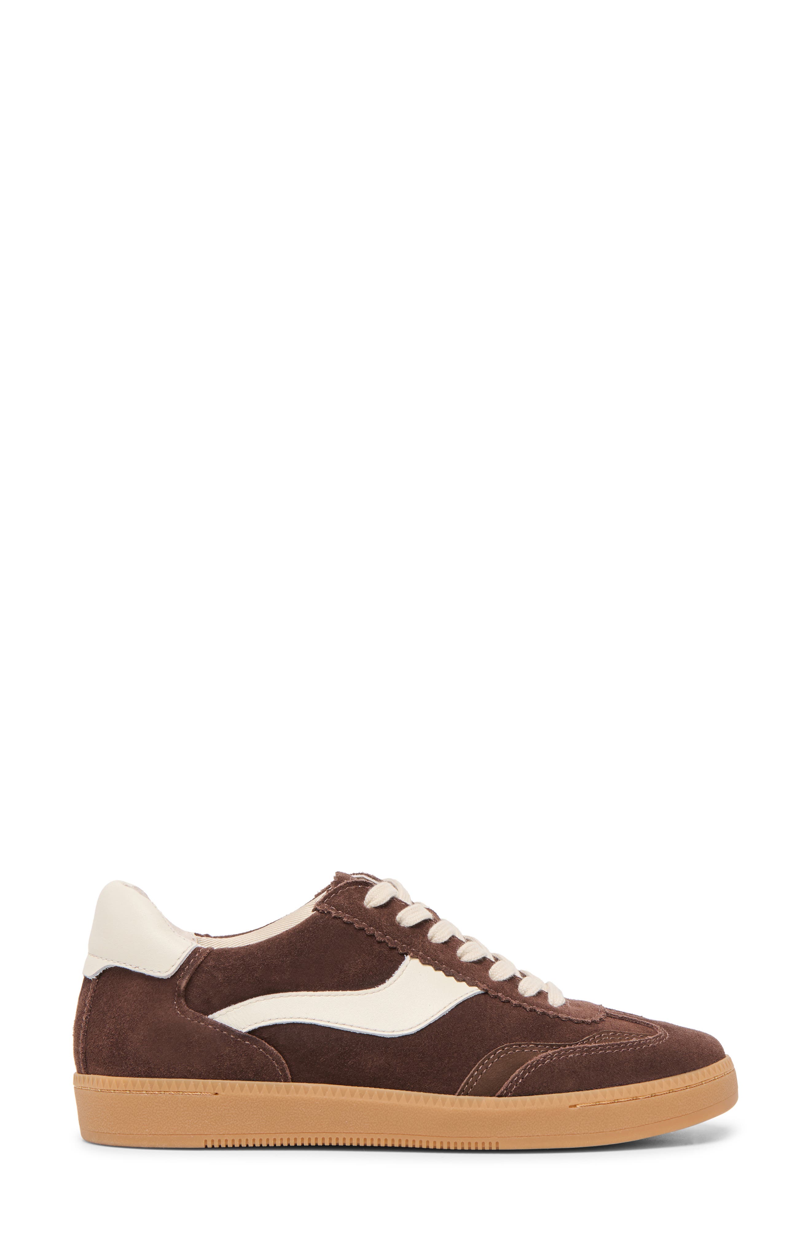 Notice Sneaker, Alternate, color, DARK BROWN SUEDE