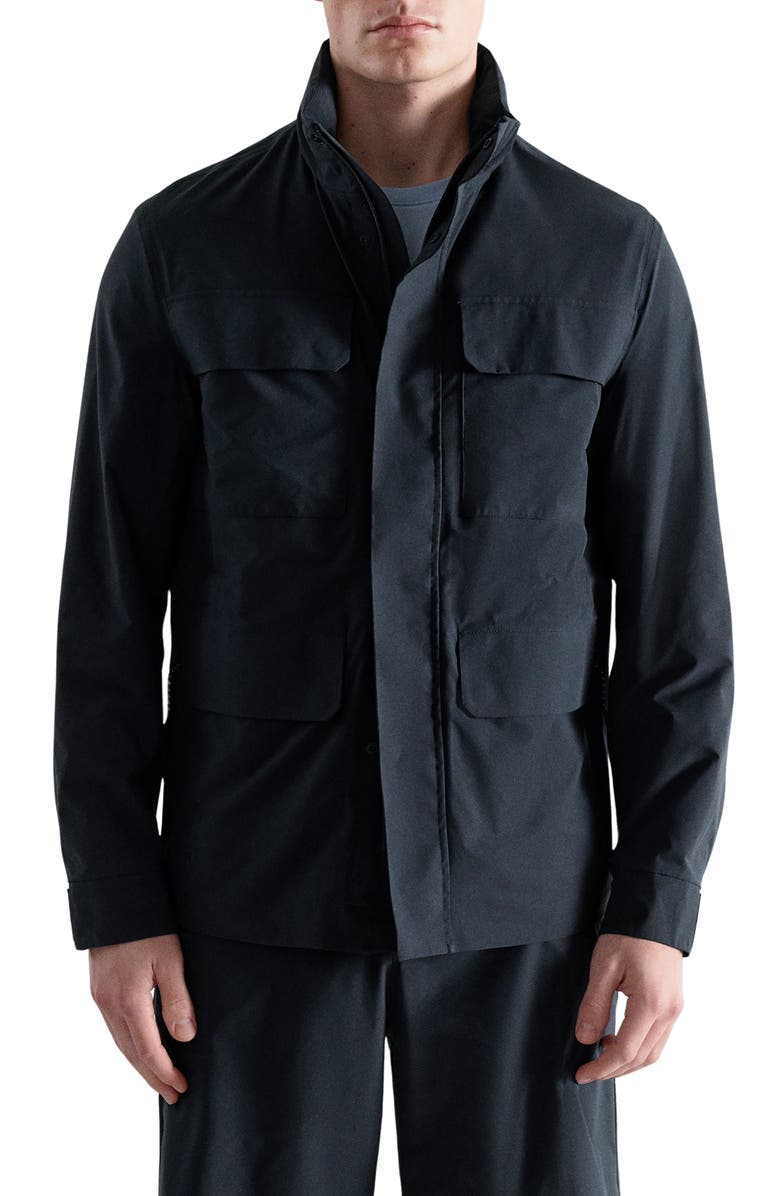 MANGO Water Repellent Thermolite<sup>®</sup> Jacket, Main, color, Navy