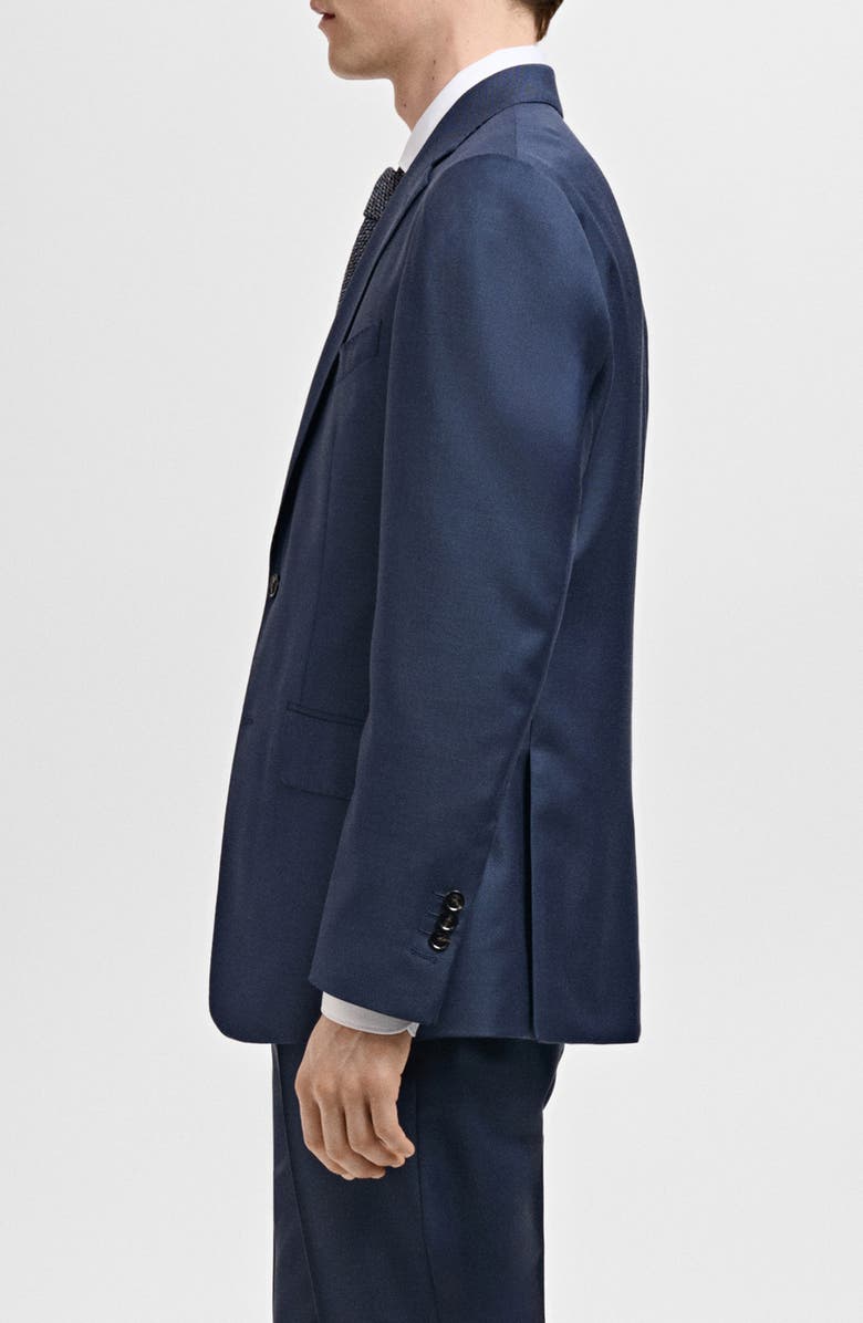 MANGO Venice Slim Fit Wool Suit Blazer, Alternate, color,