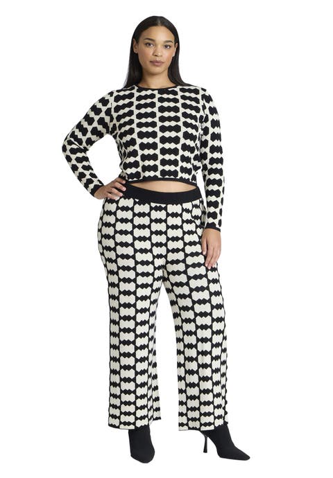 Intarsia Sweater Pant