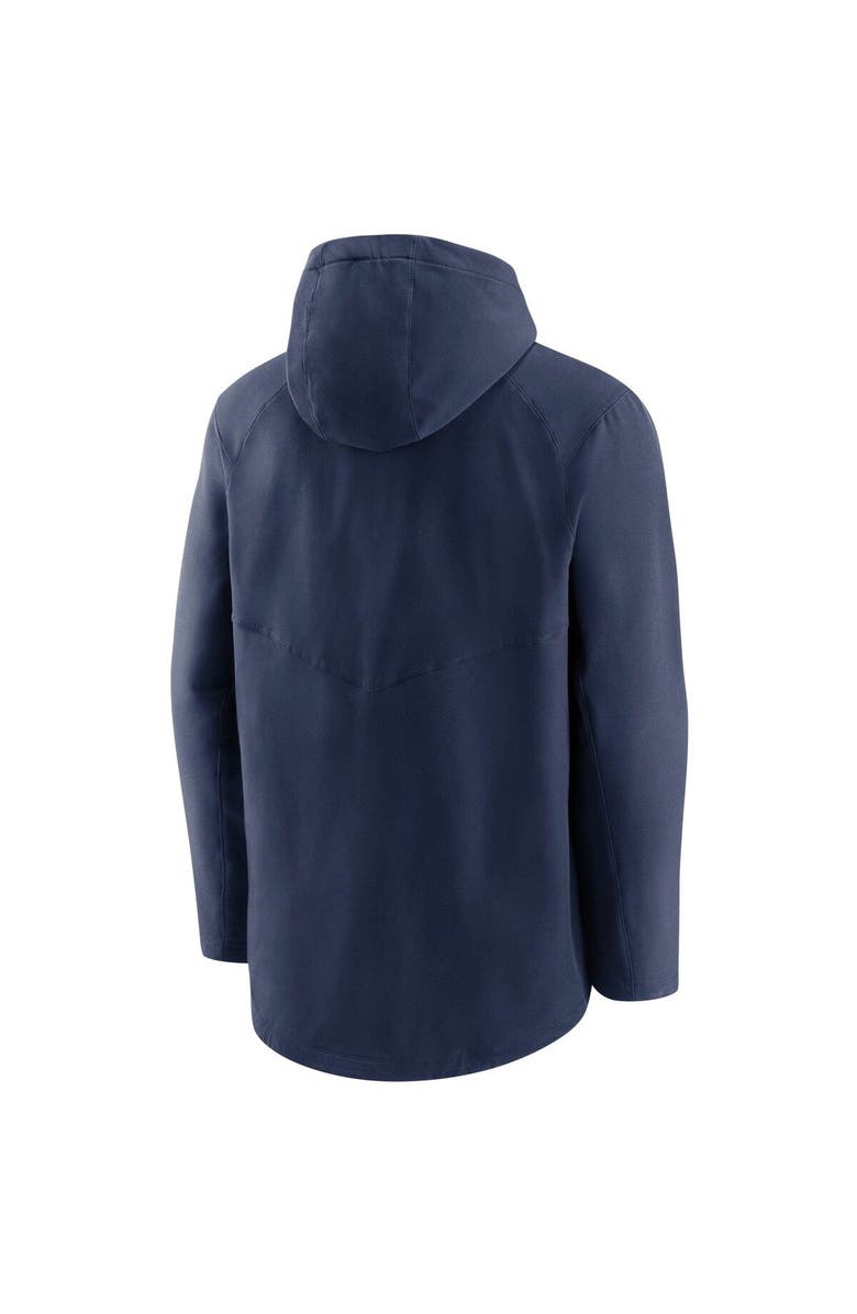Nike Men's Nike Navy Milwaukee Brewers Authentic Collection Pregame Performance Full-Zip Hoodie, Alternate, color, 