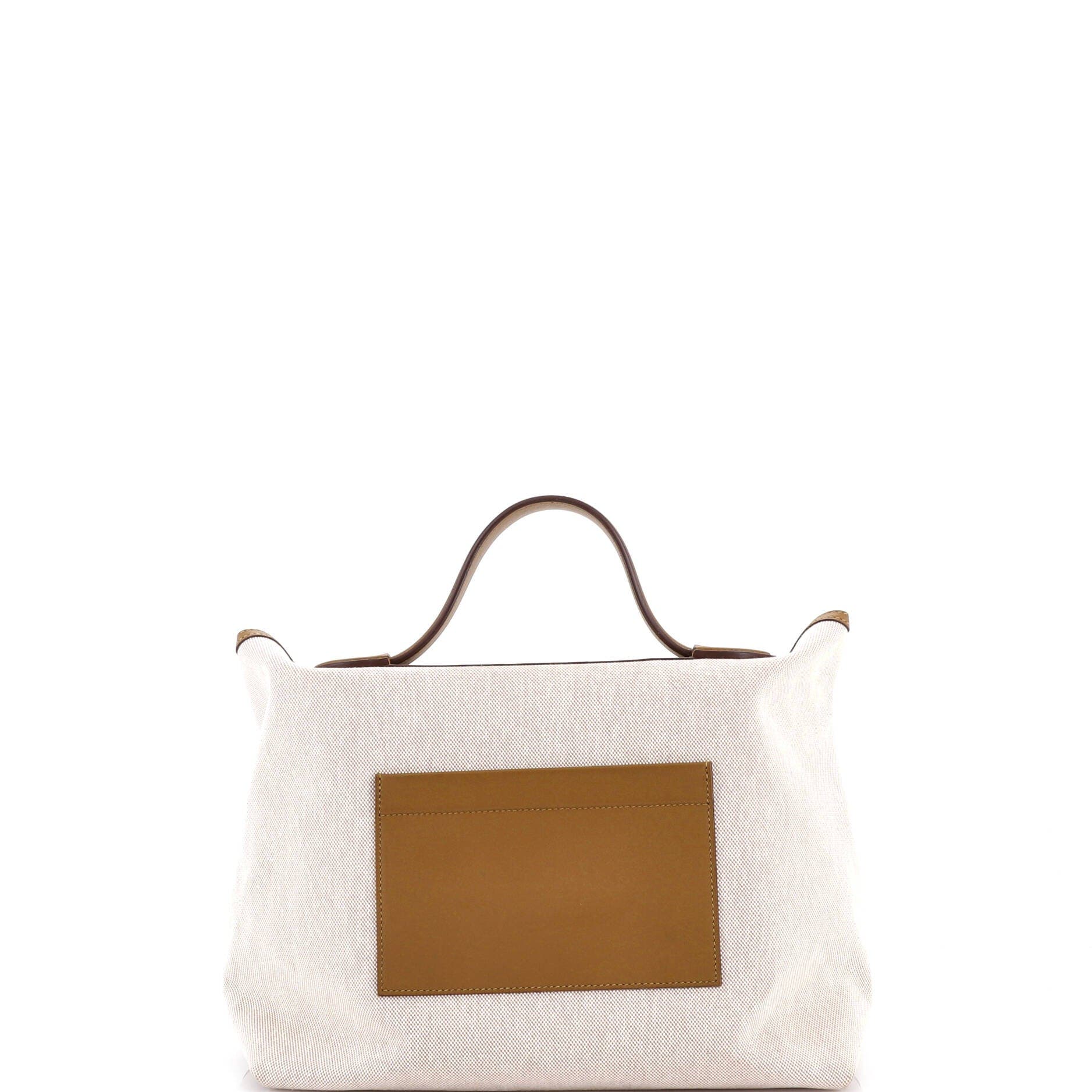 Pre-Owned Hermes 24/24 Bag Canvas and Swift 35, Alternate, color, Bronze Dore