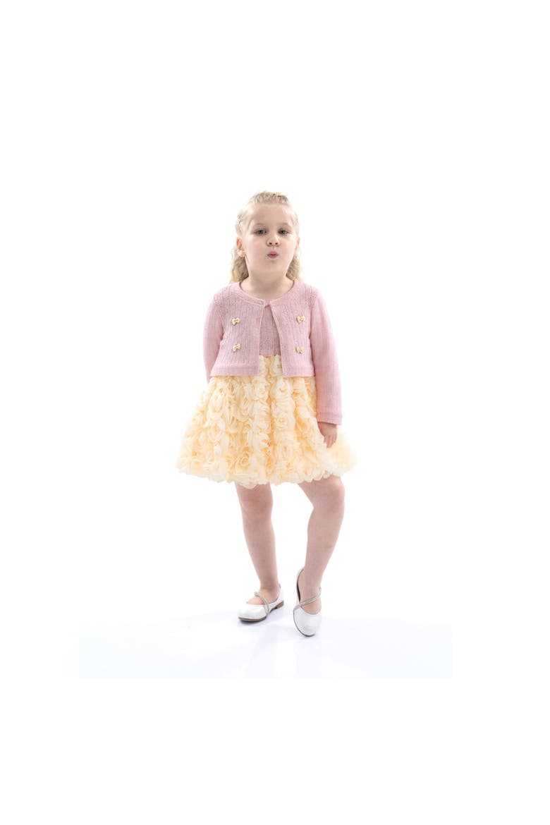 Rose Rabbit Cardigan Dress, Alternate, color, Pink