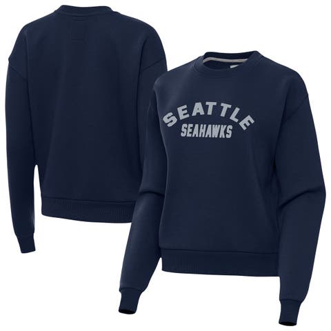 Women's Antigua Navy Seattle Seahawks Victory Sweatshirt