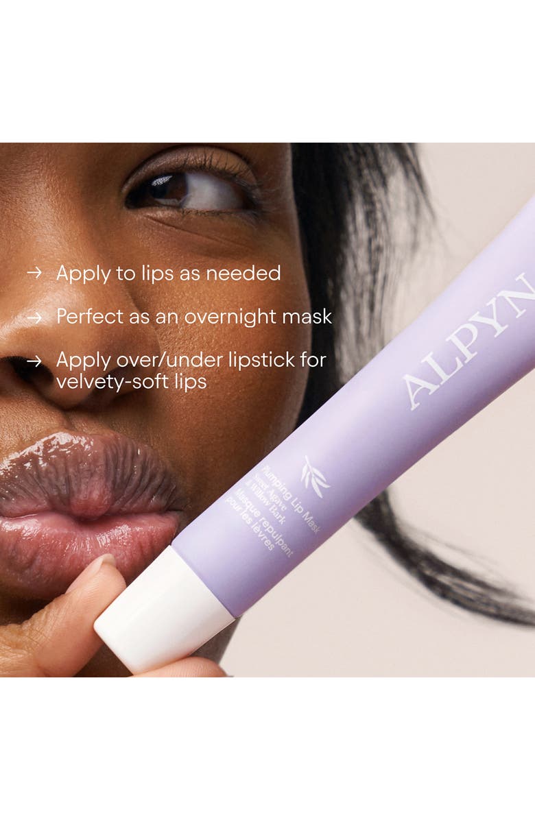 Alpyn Plumping Lip Mask with Willow & Sweet Agave, Alternate, color, 