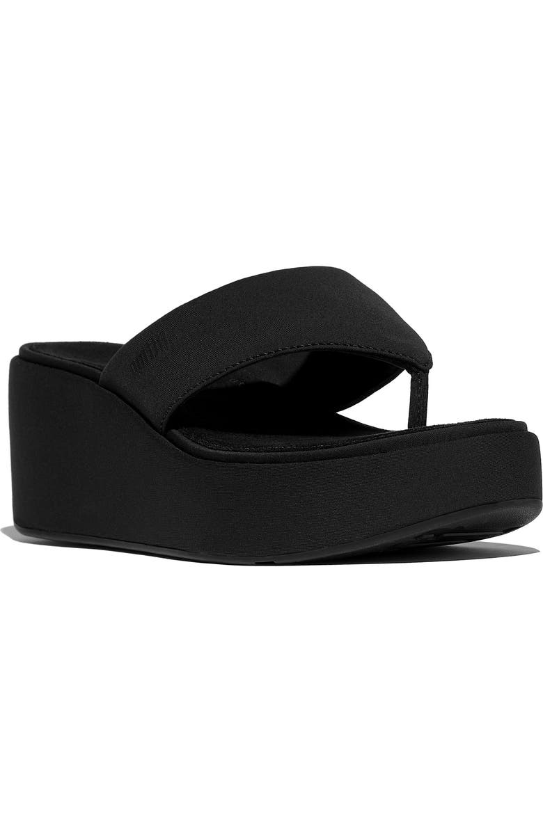 FitFlop PlatFForms Wedge Toe Post Sandal, Main, color,