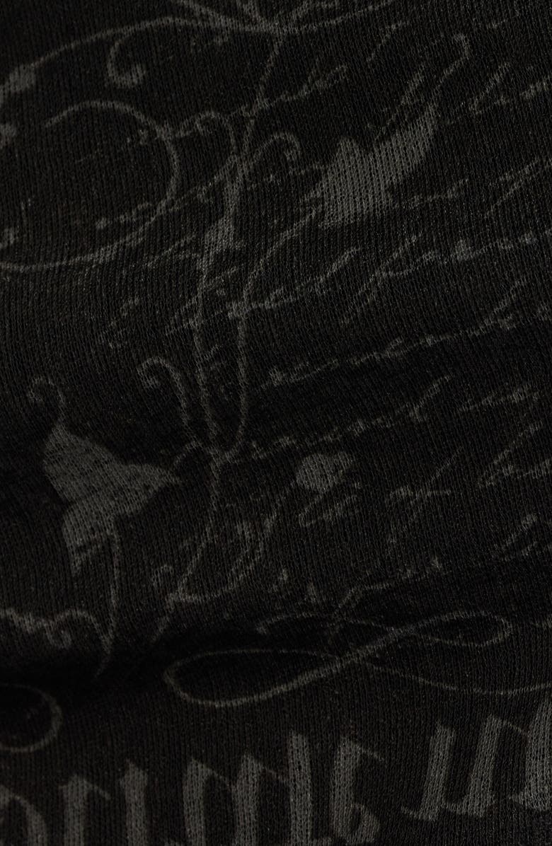 BDG Urban Outfitters Fia Print Off the Shoulder Top, Alternate, color, Grunge