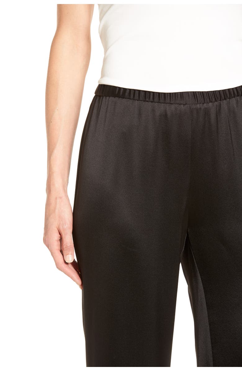 Eileen Fisher Silk Satin Crop Pants, Alternate, color, 