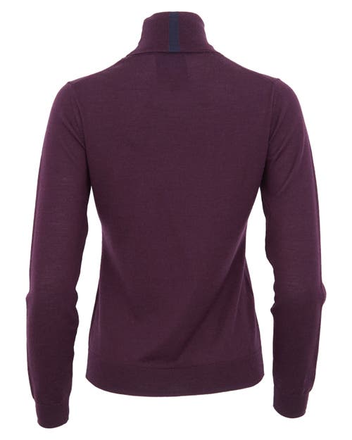 Lords Of Harlech Rona Turtleneck Sweater In Purple