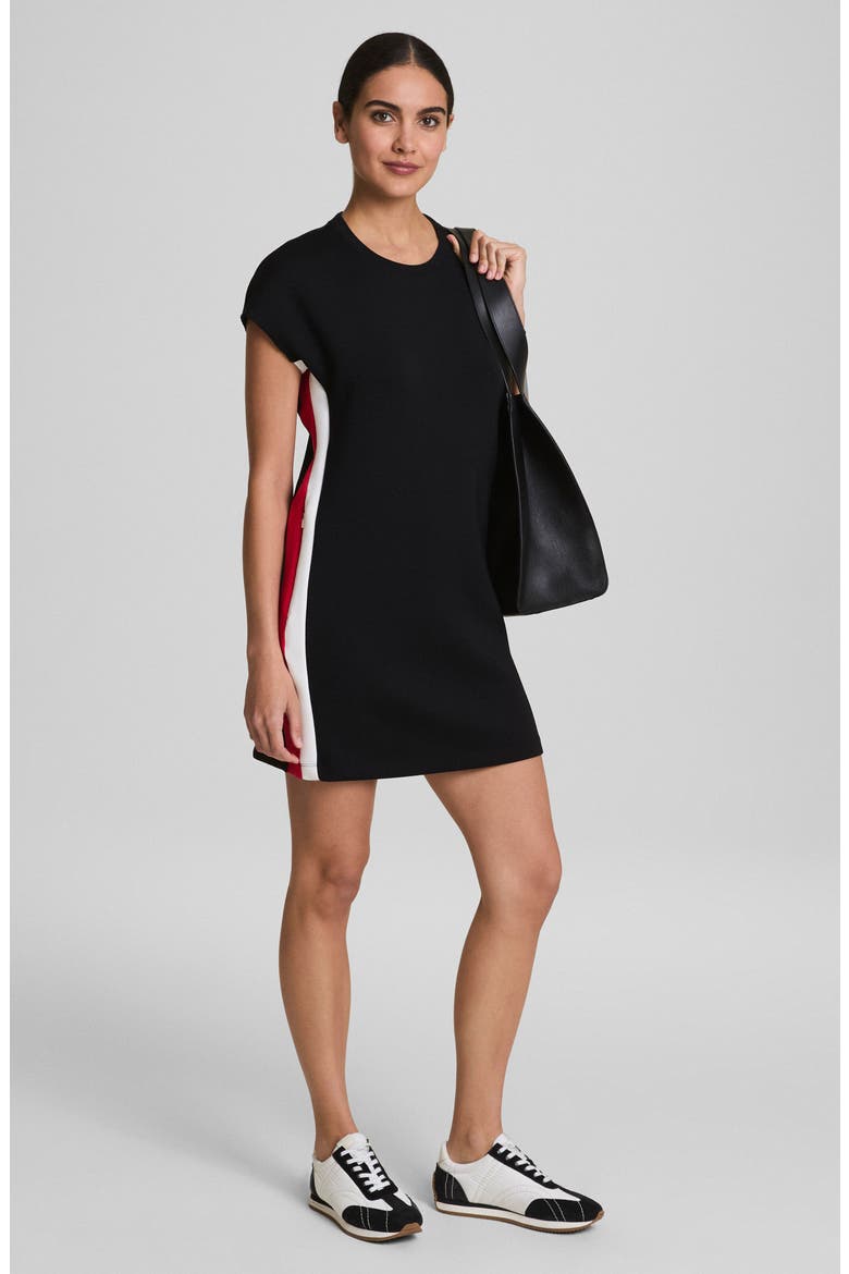AirEssentials Colorblock Minidress, Alternate, color, VERY BLACK/ RED