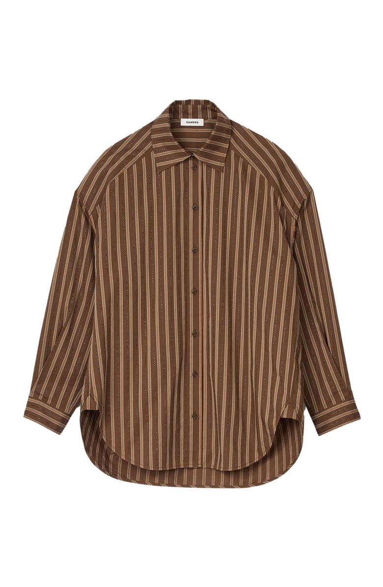 SANDRO Oversized shirt, Alternate, color, 
