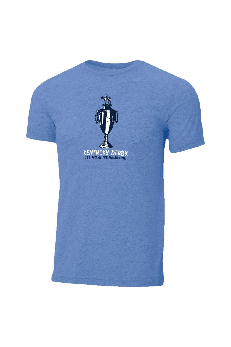 Youth Ahead Blue Kentucky Derby Kentucky Derby 150 Finish Line Tri-Blend T-Shirt, Alternate, color, Blue