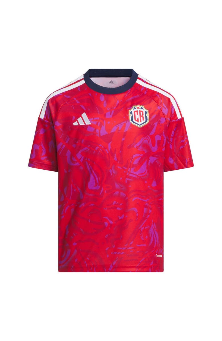 adidas Youth adidas  Red Costa Rica National Team FIFA x World Cup 2026 Home Replica Jersey, Alternate, color, Red