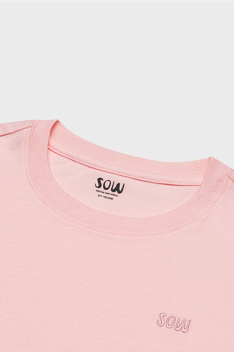 Relaxed Cotton T-Shirt, Alternate, color, Heavenly Pink