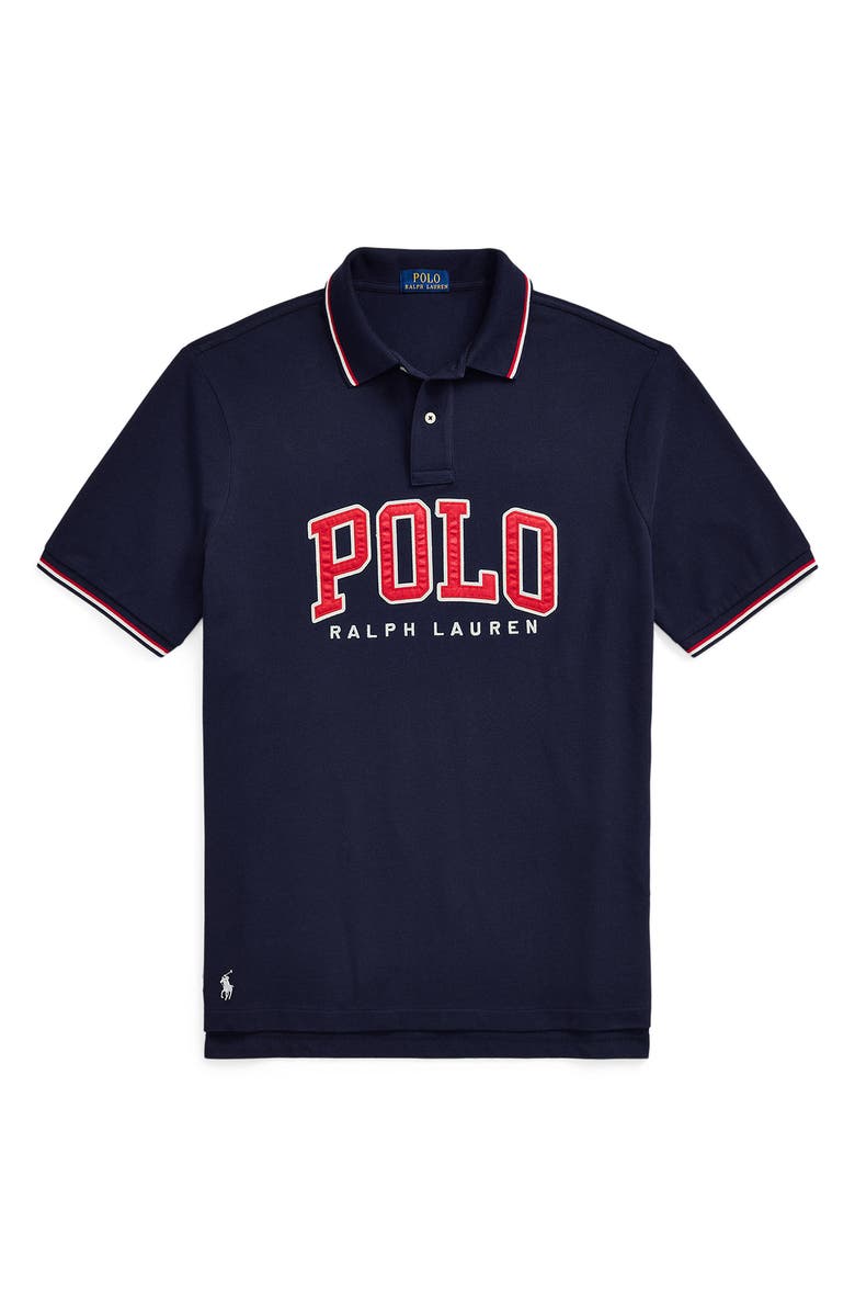 Polo Ralph Lauren Cotton Polo, Alternate, color, Cruise Navy