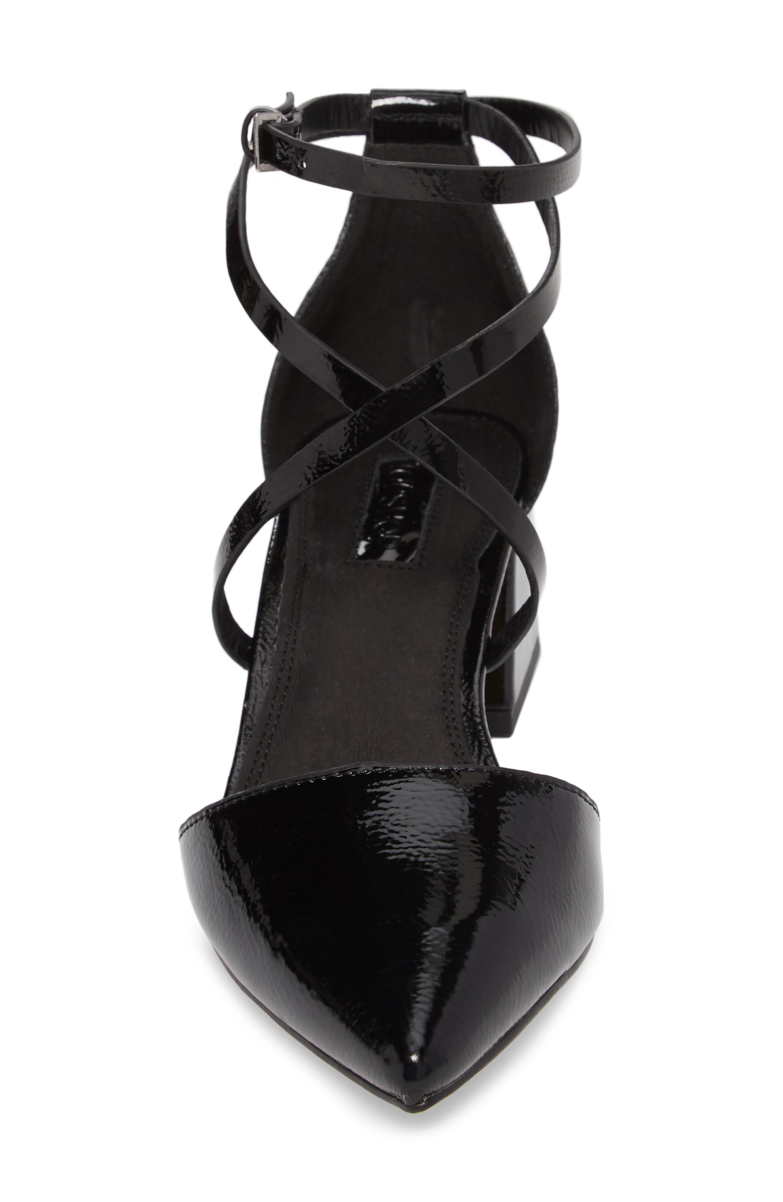 Topshop Jolly Flared Heel d'Orsay Pump, Alternate, color, 