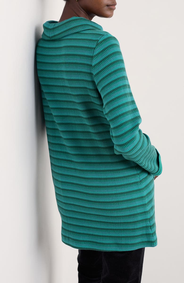 Seasalt Cornwall Mawgan Turtleneck Organic Cotton Tunic Top, Alternate, color, Chesten Dark Wreckage