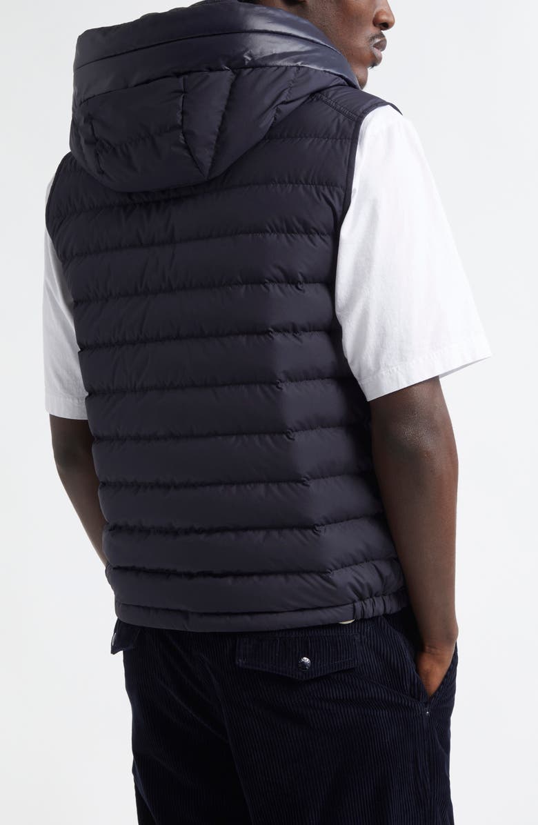 Moncler Bourget Down Hooded Vest, Alternate, color,