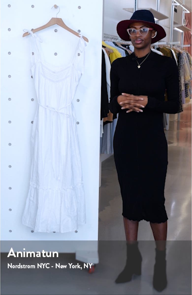 Kelsey Clip Dot Cotton Sundress, sales video thumbnail