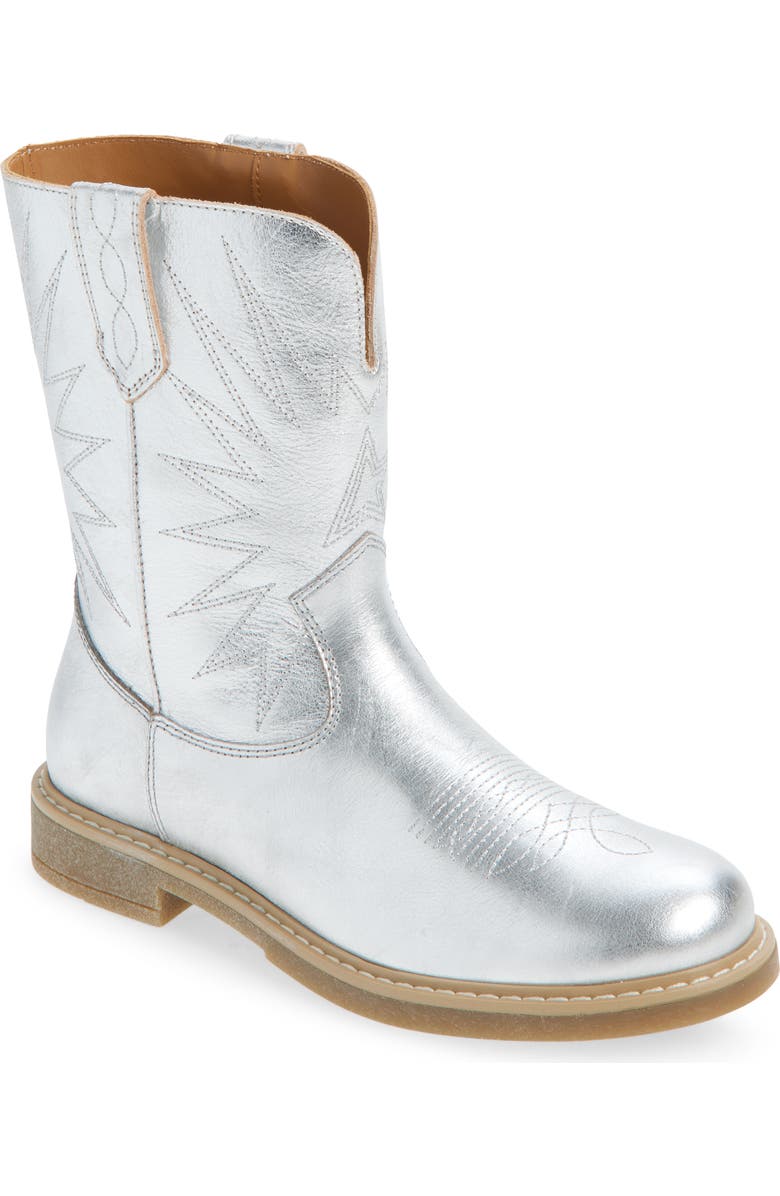 Golden Goose Kids' Wish Star Western Boot, Main, color,