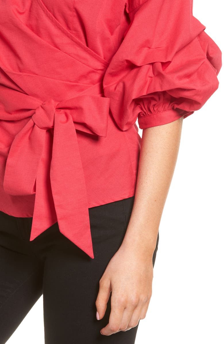 Chelsea28 Wrap Top, Alternate, color, 