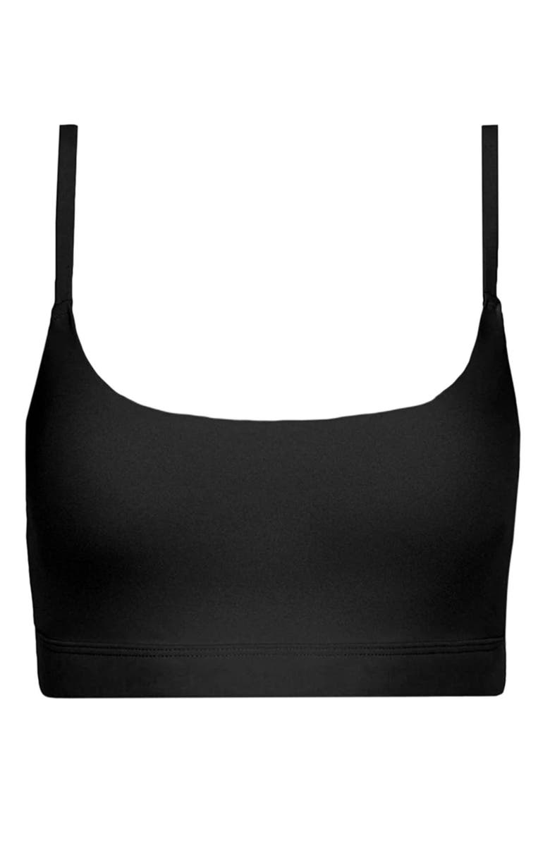 STYLEST DreamLift Swim-to-Sport Bralette, Alternate, color, Caviar