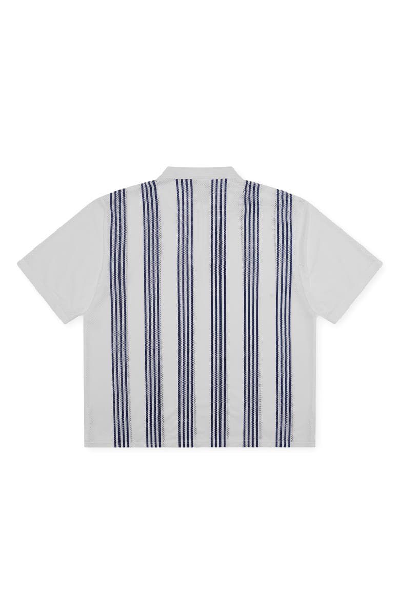 STUDENTS Howards Stripe Mesh Zip Polo, Alternate, color, 