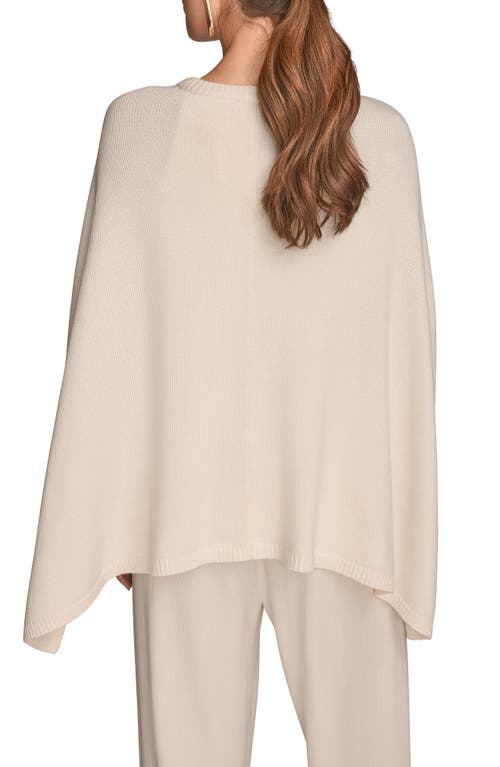 Donna Karan New York Cape Sweater In Animal Print