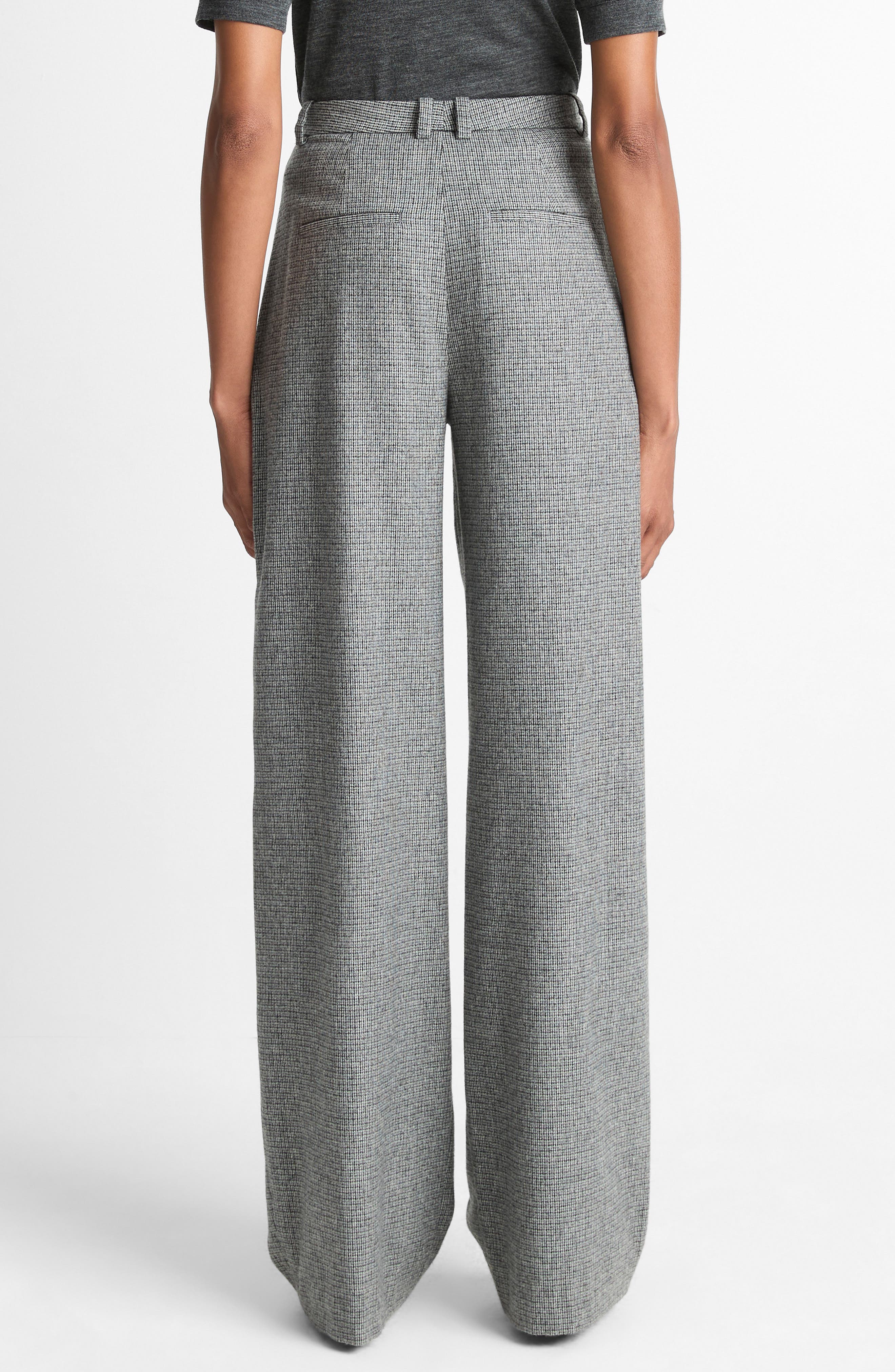 High Waist Roman Check Pants - image 2