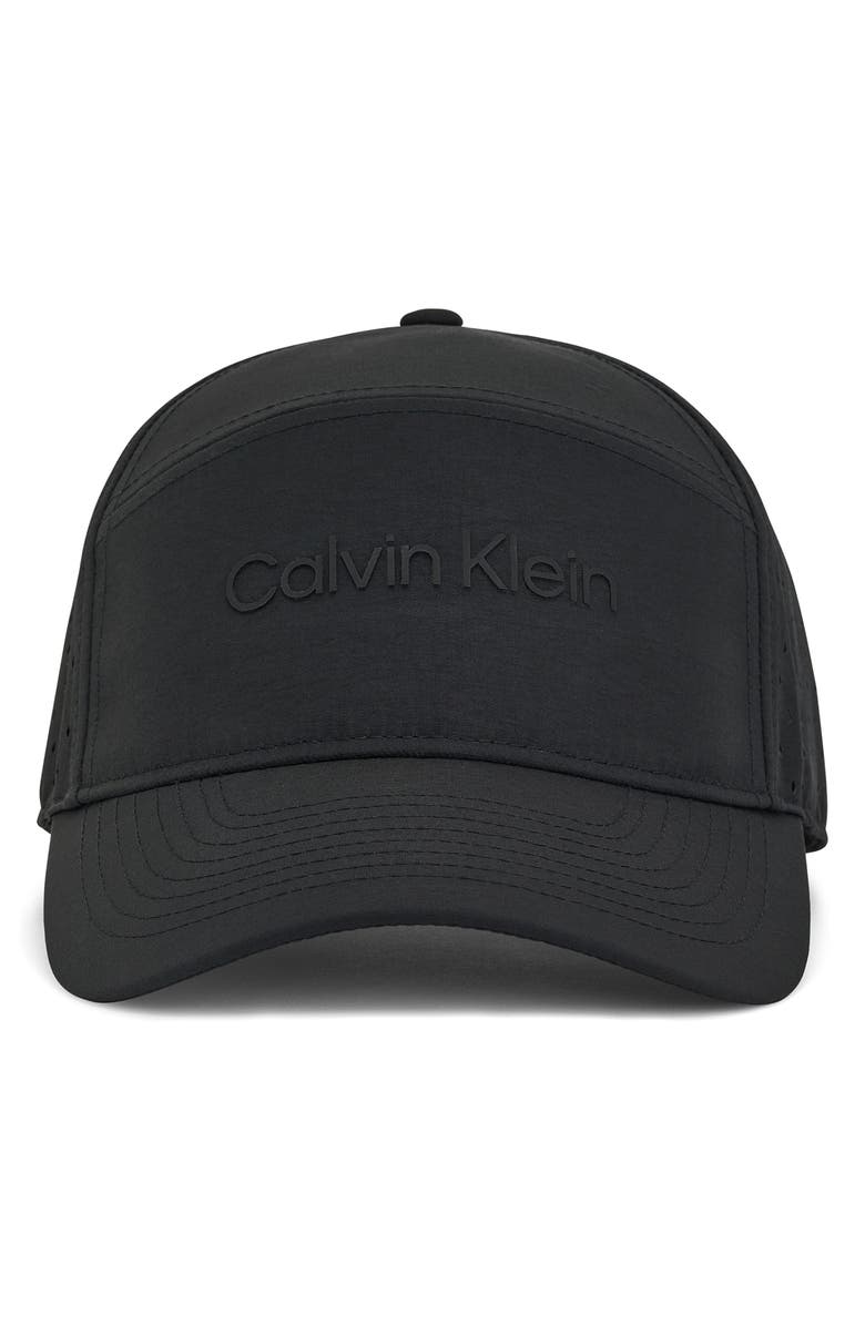 Calvin Klein Racket Sporty Baseball Cap, Alternate, color, Black