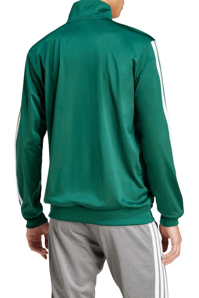 Essentials Warm-Up 3-Stripes Track Jacket, Alternate, color, COLLEGIATE GREEN