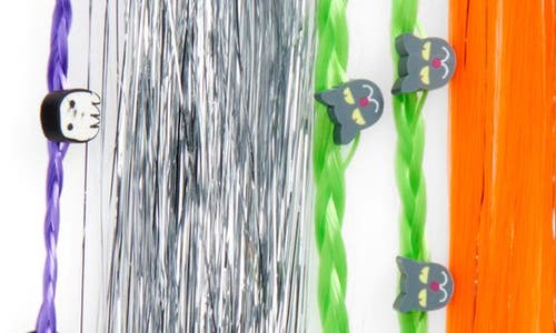 Capelli New York Kids' 10-piece Spooky Braided Faux Hair Extensions In Multi