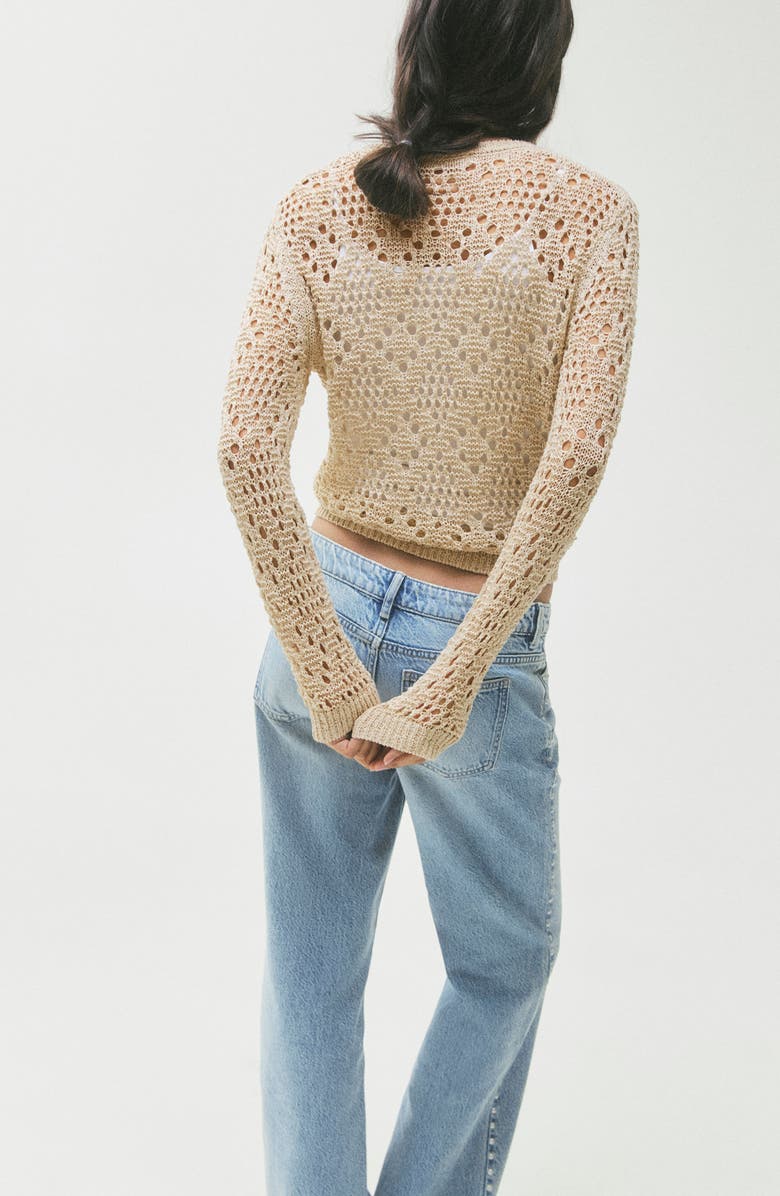 MANGO TEEN Open Stitch Cardigan, Alternate, color, 