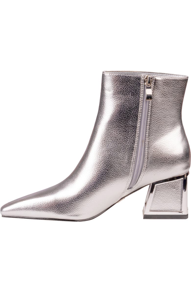 NINETY UNION Brooke Block Heel Boot, Alternate, color, Silver