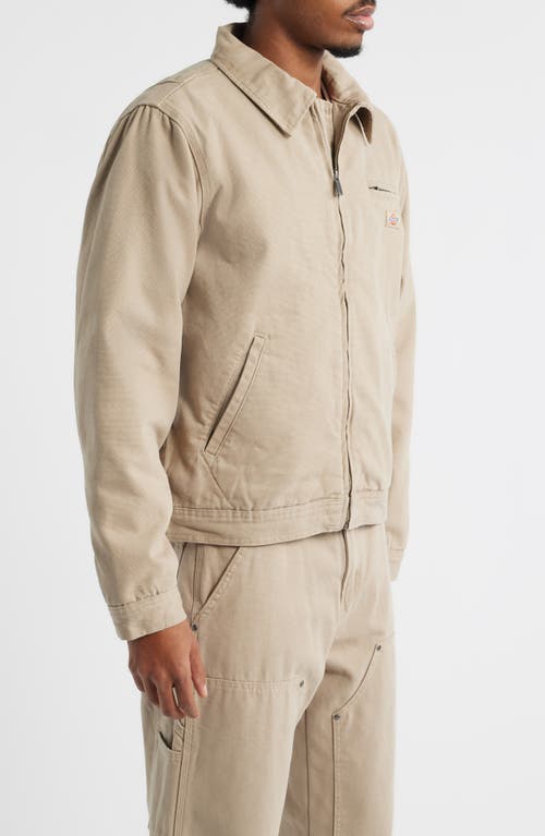 Dickies Insulated Cotton Canvas Painter Jacket In Brown