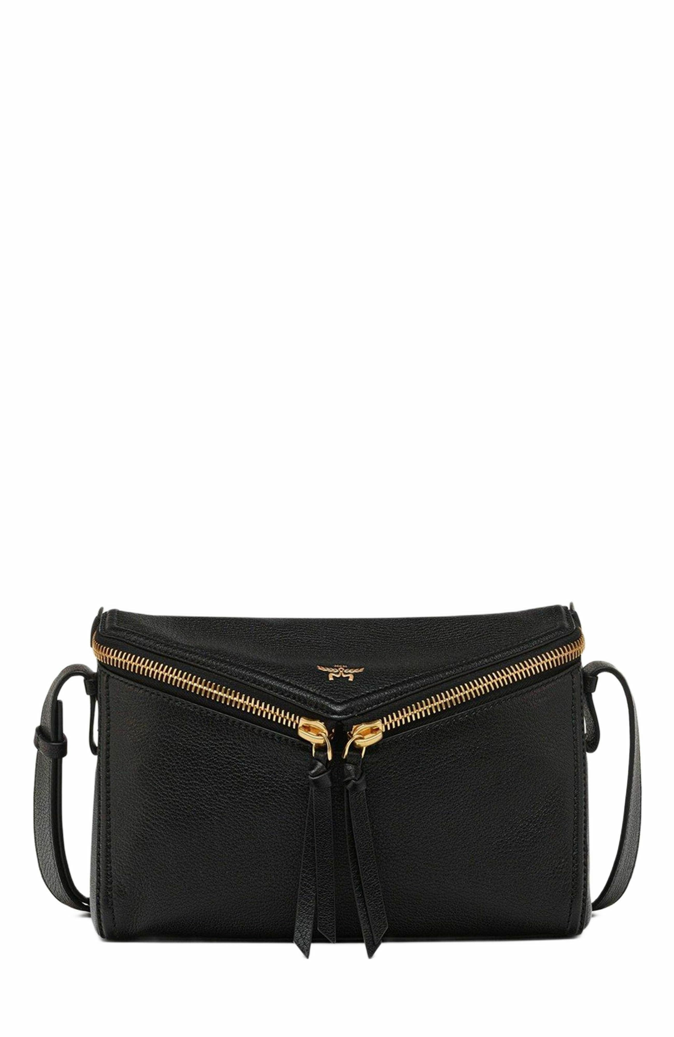 MCM Diamant 3D Shoulder Bag in Goatskin Leather, Main, color, 