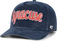 '47 Men's '47  Navy Syracuse Orange Reclaim Snow Wash Corduroy Hitch Adjustable Hat