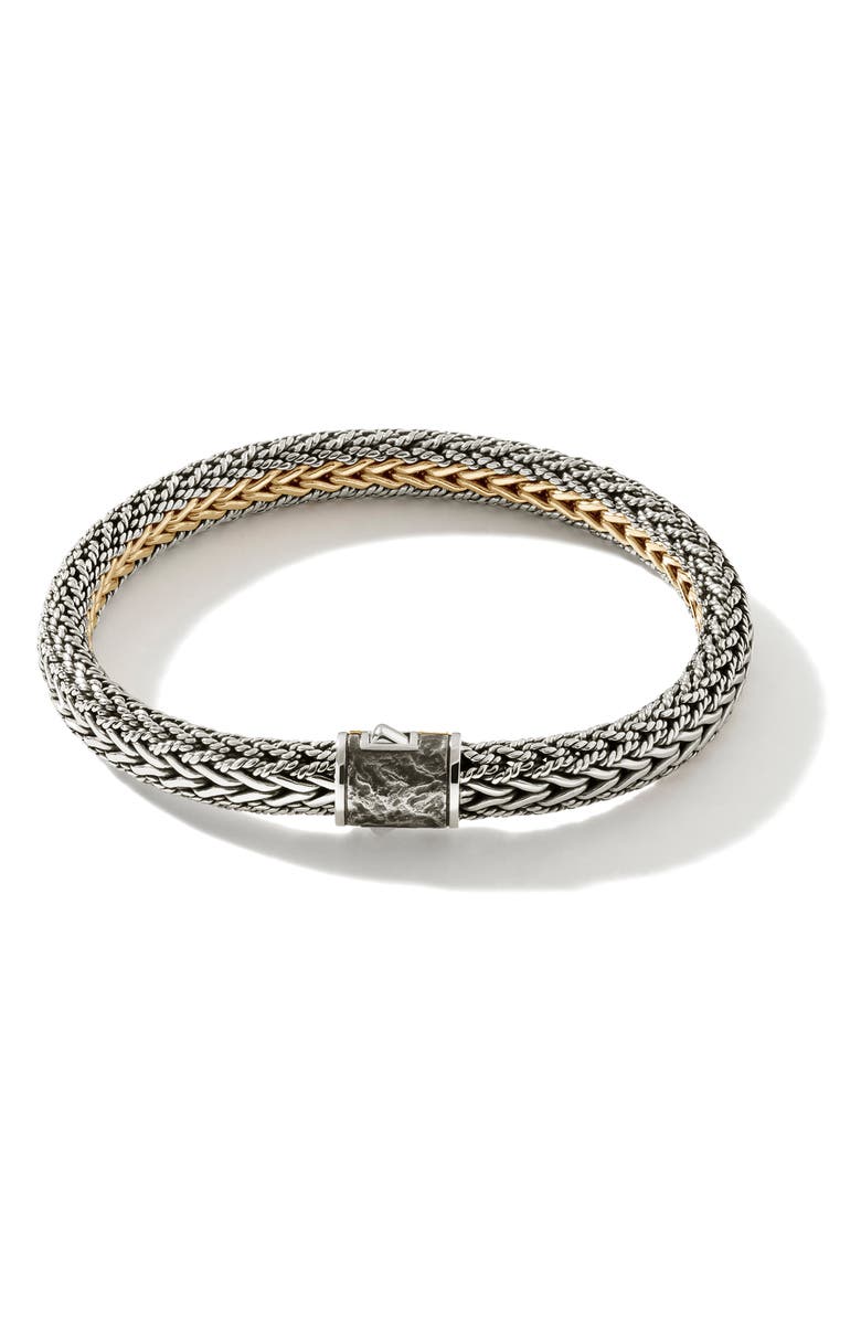 John Hardy Icon Bracelet, Gold, Sterling Silver, 8MM, Alternate, color, 