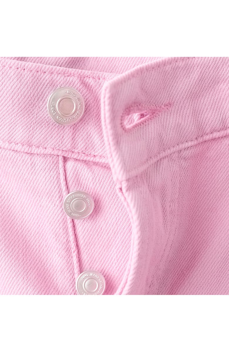 MANGO Featuring Hailey Bieber High Waist Jennifer Jeans, Alternate, color, 