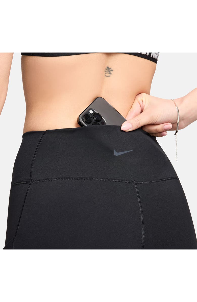 Nike One 8-Inch High Waist Biker Shorts, Alternate, color, 