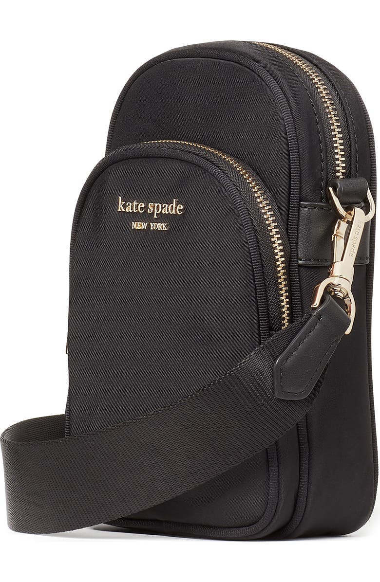 Kate Spade New York sam the little better nylon north & south phone crossbody bag, Alternate, color,