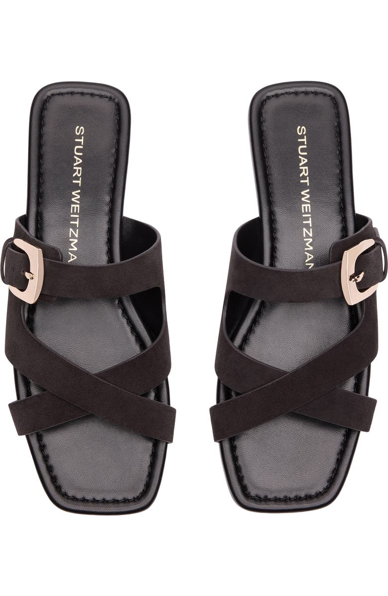 Stuart Weitzman Sai Slide Sandal, Alternate, color, Shadow