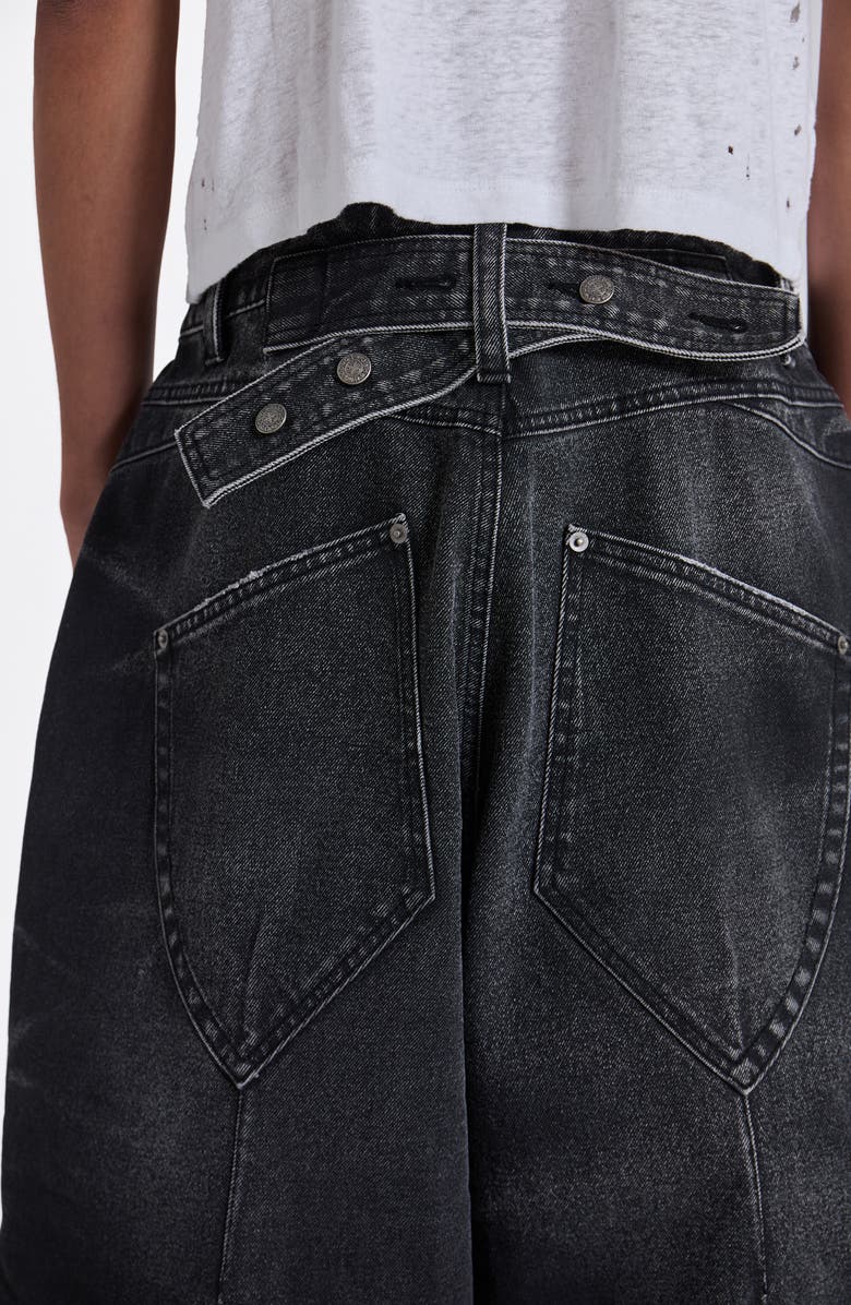 JADED LONDON Cinch Colossus XL Baggy Jeans, Alternate, color, Black