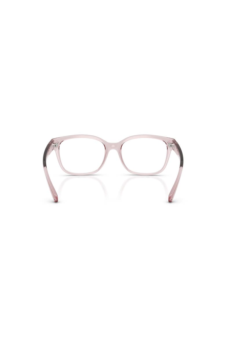 53mm Rectangle optical glasses, Alternate, color, Pink