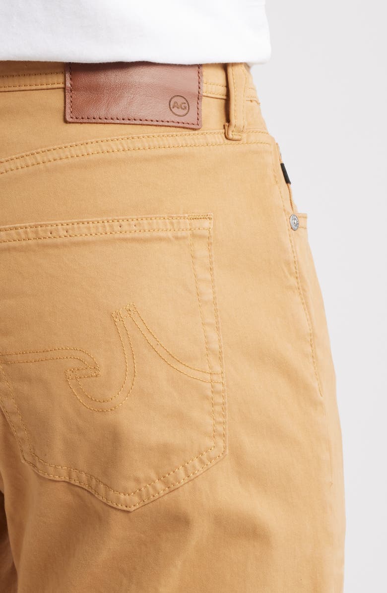 AG Everett Stretch Sateen Slim Straight Pants, Alternate, color, Golden Hickory